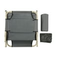 thumbnail image 2 of Lounge Chair, Iron Single Bed Recliner, Folding Reclining Lounger, Camping Bedchair, Folding Bed, Patio Lounge Chair, Outdoor Chaise Lounge with Pillow for, 2 of 7