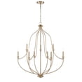thumbnail image 6 of Millennium Lighting 98009 Senoia 9 Light 33" Wide Pillar Candle Style Chandelier - Gold, 6 of 7
