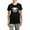 With Gray Camo Pant, variant on - Black & White Puggle Women's Dark Pajamas - Women's Short Sleeve Print T-Shirt and Pants Dark Cotton Pajama Set