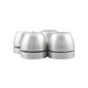 thumbnail image 5 of piezas de alta fidelidad de 33 x 30 mm con bola y tornillo M8, almohadillas amortiguadoras para pies, soportes para altavoces y amplificadores, color plateado, 5 of 5