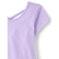 thumbnail image 4 of The Children's Place Girls Short Sleeve Cross Back Ruffle V-Waist Dress, Sizes XS-XXL, 4 of 4