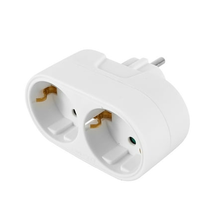 

Germany Type Conversion Socket Lightweight Power Adapter Socket Convenient Flame Retardant Power Socket Converter for Travel Hotel Apartment
