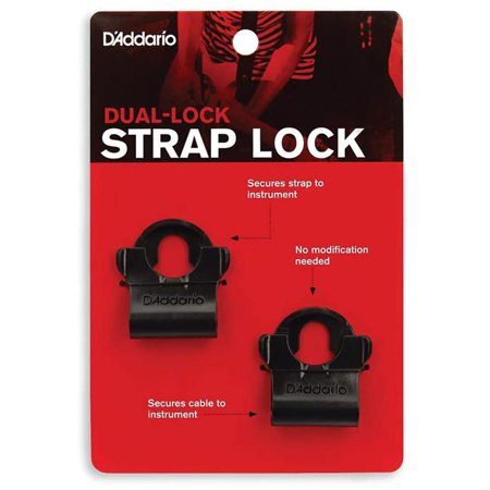 D'addario PW-DLC-01 Dual-Lock Strap Lock Clip ストラップロック〈ダダリオ〉