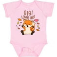 thumbnail image 3 of Inktastic Gigi Loves Me Cute Baby Fox Boys or Girls Baby Bodysuit, 3 of 5