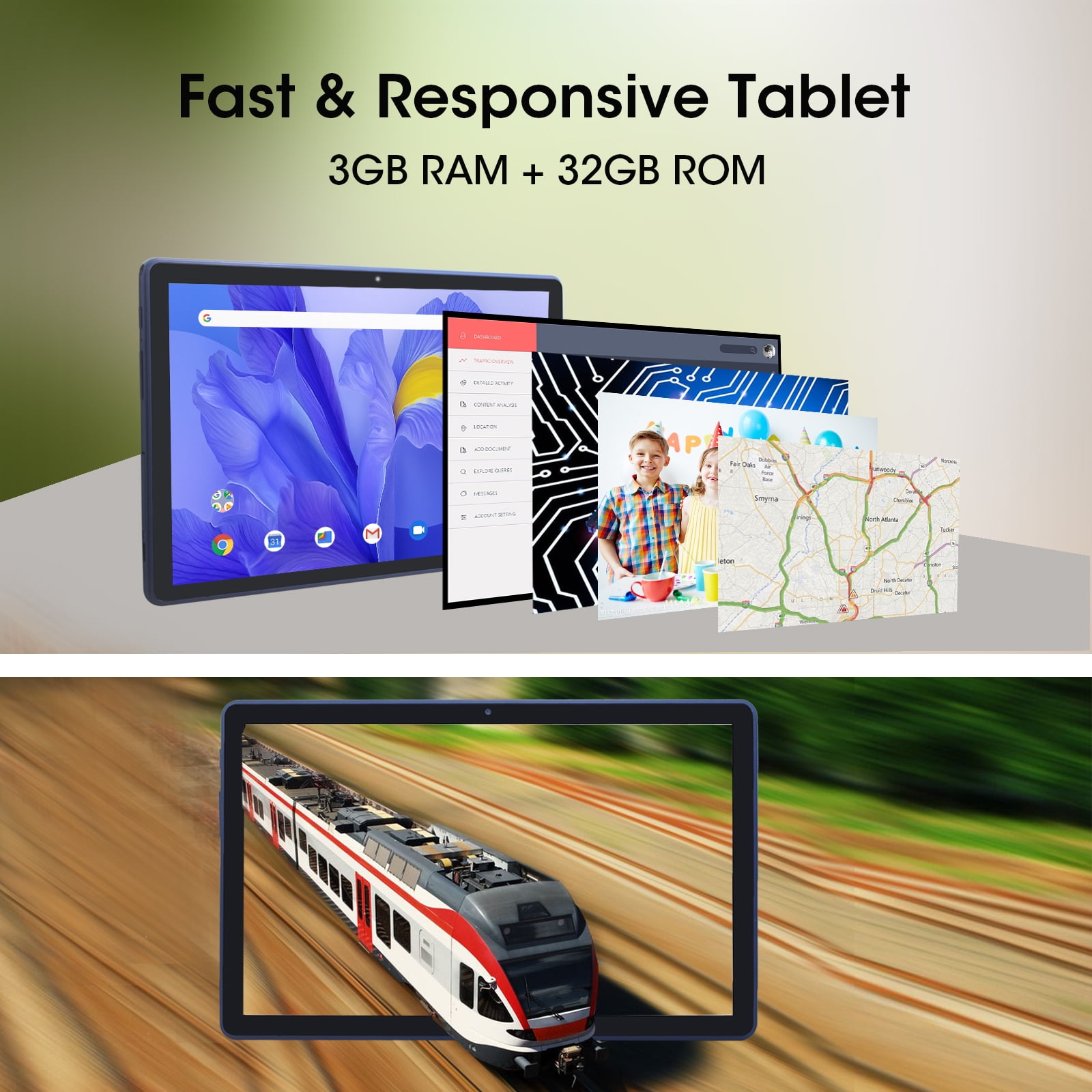 2024 Newest Game Play 10.1 Windows 10 Tablet Pc 2GB RAM 32GB ROM 32-bit  Tablets Quad Core Tablets Dual Camera W101SA23