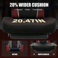 thumbnail image 6 of GTPLAYER Ergonomic Mesh Back Reclining Gaming Office Chair with Footrest, Red, 6 of 7
