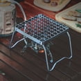 thumbnail image 3 of Camping Soporte de malla plegable de acero inoxidable para mochileros, estufa de Camping, parrilla para barbacoa Tmvgtek Deportes Acuáticos, 3 of 9