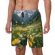 thumbnail image 1 of Fotbe Mountain Daisy Meadow Traje de Baño para Hombre – Shorts de Natación de Secado Rápido con Forro y Bolsillos-XX-Large, 1 of 6