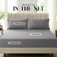 thumbnail image 2 of Beddora Microfiber 4-Piece Queen Sheet Set – Deep Pocket, Wrinkle-Resistant & Breathable Luxury, 2 of 9