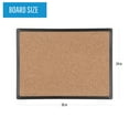thumbnail image 2 of MasterVision SF132209368-003 24 x 36 in. Tech-Cork Bulletin Board with Black Plastic Frame, Brown, 2 of 9