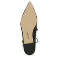thumbnail image 5 of Sam Edelman Winslet Black Leather Lace-Up Pearl Beaded Ankle Wrap Pointed Toe Flats (BLACK, 10), 5 of 5