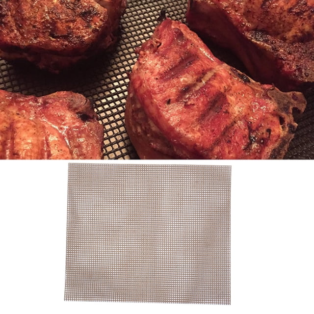 FAGINEY 3 Pcs Tapis de Grillade Réutilisables Antiadhésifs Accessoires de Grillade