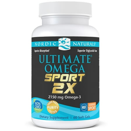 Nordic Naturals Ultimate Omega 2X Sport, 2150 mg, Fish Oil, 60 Ct