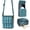 Green, variant on ELEHOLD Faux Leather Crossbody Bag for Samsung Galaxy Z Flip 7/6/5/4/3,Moto Razr 2025/Razr+ 2025, Lightweight Slim Travel Pouch Magnetic Closure Non-Slip Shock-Absorbent Mini Phone Purse,White