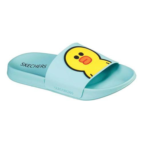 skechers green slides