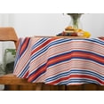 thumbnail image 3 of Indoor Outdoor Tabletop for Spring Summer Decorations, Picnics and Dinner Parties - Stain and Water Resistant, Patriotic Stripes, Tablecloth, 60" Round, 3 of 6