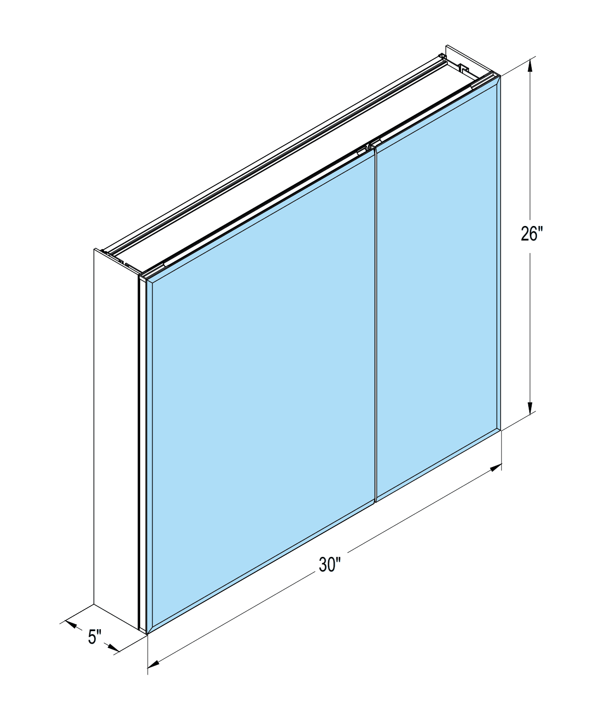 Private Jungle 30 Inch x 26 Inch Medicine Cabinet with Mirror, Aluminum Mirror Cabinet with Single Door, Bathroom Medicine Cabinet, Surface Mount or Recess Installation(Silver) Private Jungle 30 Inch x 26 Inch Medicine Cabinet with Mirror, Aluminum Mirror Cabinet with Single Door, Bathroom Medicine Cabinet, Surface Mount or Recess Installation(Silver)