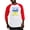 Red/White, variant on CafePress - Ukrainian Lover I Stand With Ukrai Baseball Jersey - Cotton Baseball Jersey, 3/4 Raglan Sleeve Shirt
