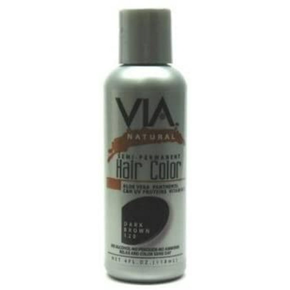 Via Coloration pour Cheveux No 120 Brun Foncé (4 Oz)