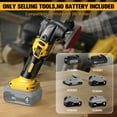 thumbnail image 3 of Cordless Oscillating Multi-Tool for Dewalt 20V Battery with 6-Speed Adjustment for Scraping, Sanding,Cutting Wood (Battery Not Included), 3 of 7
