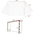 thumbnail image 3 of Qucyy Soccer Net 8 ft 24 x 24 x 8 ft, 3 of 5