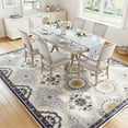 thumbnail image 5 of EnHomee Area Rugs for Living Room 5x7 Area Rugs Machine Washable Area Rugs Vintage Boho Indoor Area Rugs for Bedroom,Blue, 5 of 10