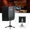 GETHOME Filter Soundproof Microphone With Tripod Stand Isolation Shield Accessories