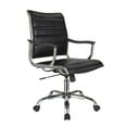 thumbnail image 1 of TygerClaw Mid Back Bonded Leather Office Chair, 1 of 3