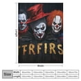 thumbnail image 4 of ARISTURING Horror Movie Blanket Horror Blanket Throw for Home Decor Warm Soft Christmas Halloween Party Decorations Horror Blanket, 4 of 6
