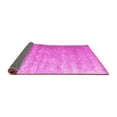 thumbnail image 2 of Ahgly Company Indoor Rectangle Solid Pink Modern Area Rugs, 6' x 9', 2 of 4