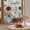 Beige, variant on Rainbow Window Privacy Film Thanksgiving Fall Stain Glass Window Film for Glass Door Sticker Static Cling Heat Blocking Brown Farmhouse Pumpkin Flowers Leaves Sunroof Decal for Car Home 23.6"x78.7"
