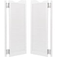 thumbnail image 6 of Cafe Swinging Doors Wood Saloon Doors, 36" x 48" Modern Swinging 2-Half Door Bar Doors Entrance Partition for Hallway Kitchen Doorway Bars Gardens Restaurants, 6 of 18