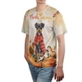thumbnail image 4 of Happy Thanksgiving Miniature Pinscher with Turkey Pumpkins Autumn Vibes All Over Print 3D Shirt Unisex Merch Mini Pin Dog Lover - 12018, 4 of 6