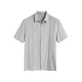thumbnail image 3 of Sherrylily Men Short Sleeve Cuban Camp Guayabera Shirt Linen Cotton Button Down Shirts M-3XL, 3 of 7