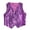 Purple, variant on Boys Girls Sequined Vest Waistcoat Hip-hop Dance Party Street Show Costume