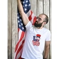 thumbnail image 2 of Gnome Usa Love T-Shirt Men -Image by Shutterstock, Male 5X-Large, 2 of 4