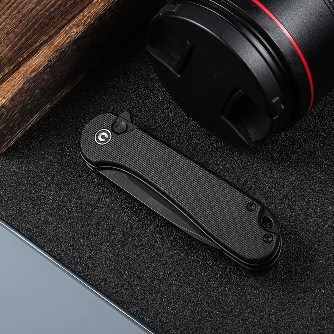 CIVIVI Pocket Folding Knife 7.06" Button Lock Elementum II C18062P-1
