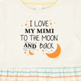 thumbnail image 4 of Inktastic I Love My Mimi to the Moon and Back Girls Baby Dress, 4 of 5