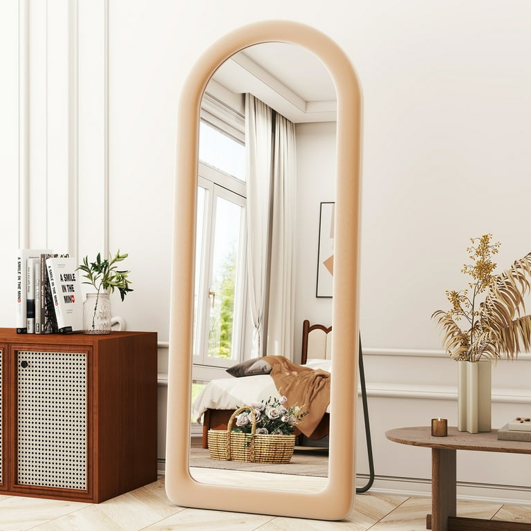 Free Shipping! ANYROSE 63x24 Full Length Arched Velvet Mirror with