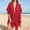 Red, variant on HBYJLZYG Women's Open Front Kimono Cover Up, Sparkly Lightweight Beach Shawl, Sheer Summer Vacation Cardigan, Versatile Swimsuit Cover Up, Trendy Resort Wear
