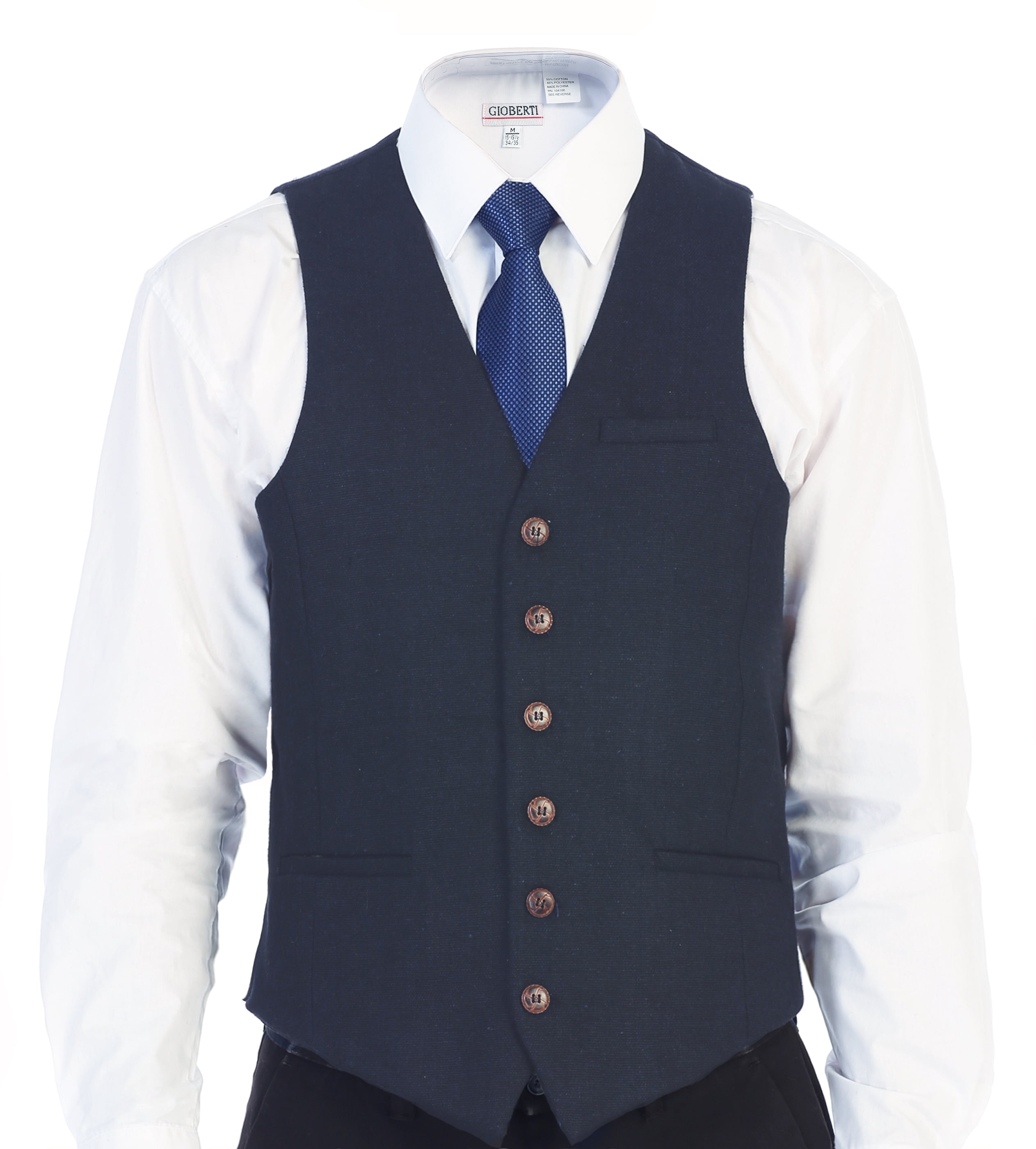 Six Button Besom pocket Men's Slim Fit Seersucker Vest In Tan main image 0