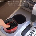 thumbnail image 4 of STOP ONE Car Ashtray, Portable Ashtray, CA-521 Auto Ash Tray with Lid and Led, Red, 4 of 7