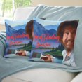 thumbnail image 3 of Bob Ross: El Placer de Pintar Fundas de almohada de terciopelo con tema, regalos de funda de almohada, decoración para el hogar, cojín de lanzar, regalo de cumpleaños para fans y parejas. 45cm x 45cm., 3 of 6