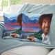 thumbnail image 3 of Bob Ross: El Placer de Pintar Fundas de almohada de terciopelo con tema, regalos de funda de almohada, decoración para el hogar, cojín de lanzar, regalo de cumpleaños para fans y parejas. 40cm x 40cm., 3 of 6