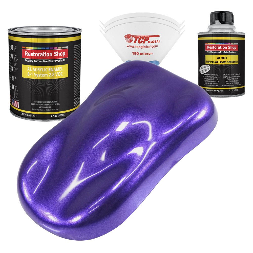 Restoration Shop - Firemist Purple Acrylic Enamel Auto Paint - Complete