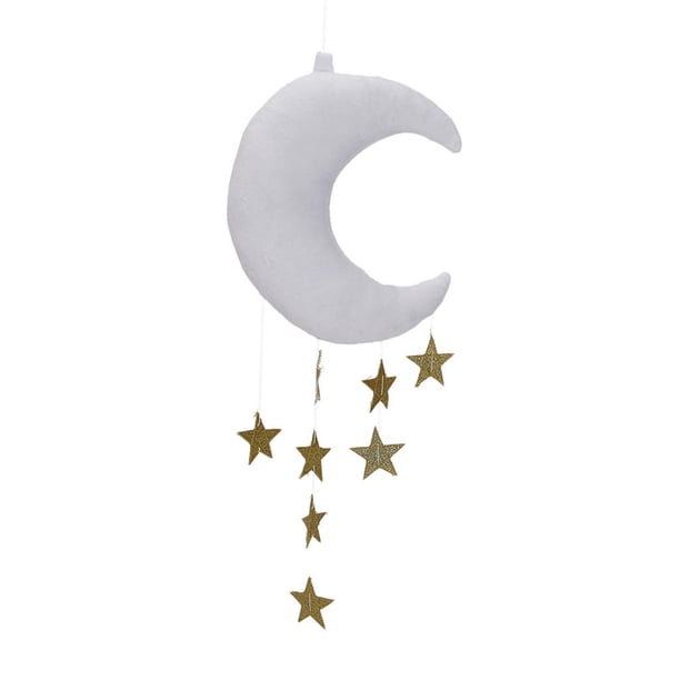 Colgante hecho Estrellas doradas con Decoración navideña -, Blanco Gloria Golden Star Wall Hanging Decor