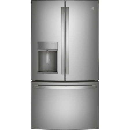 Ge Profile Pfe28k Profile 36  Wide 27.7 Cu. Ft. French Door Refrigerator - Stainless Steel