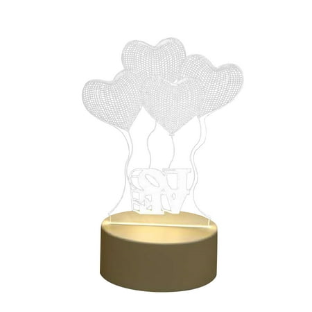 

Led Lights for Bedroom Christmas Lights LED Night Light 3D Night Light Room Decoration Lights Valentine s Day Gifts