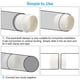 thumbnail image 5 of Uxcell 4 Inch Backdraft Damper, PVC Ducting Hose Airflow Insert Shutter, One-Way Draft Stopper for Kitchen Fans, 5 of 6