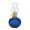 Blue, variant on CCOCC Oil Lamps for Indoor Use,Classic Doorbell Glass Lamp,Charming Old-Fashioned Appeal Retro Lamp,Brown